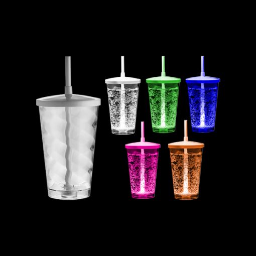 Vaso Twister Luz LED Azul