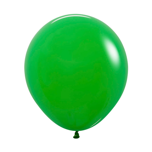 Globo Fashion Verde Trebol R-18 x6