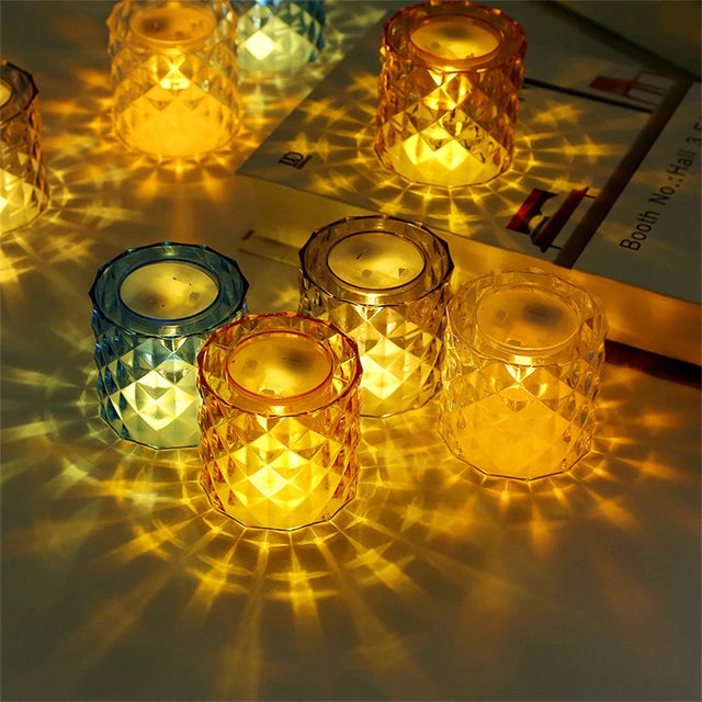 Velas LED con Candelabro