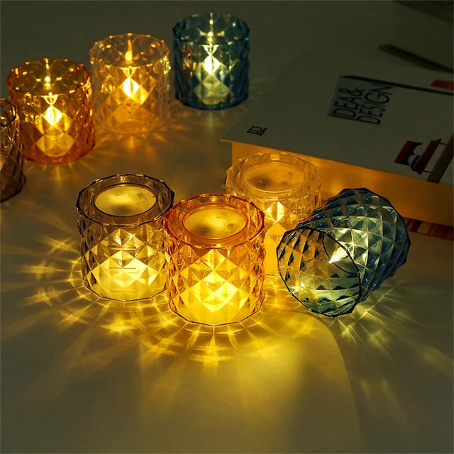 Velas LED con Candelabro
