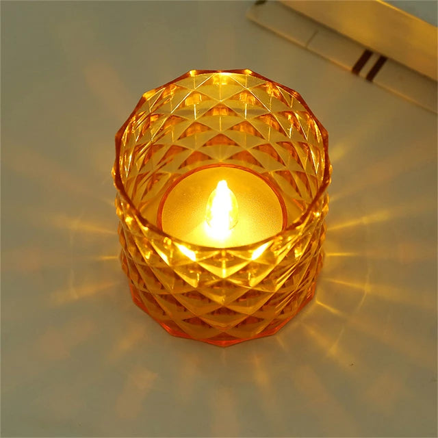 Velas LED con Candelabro