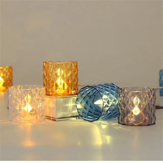 Velas LED con Candelabro