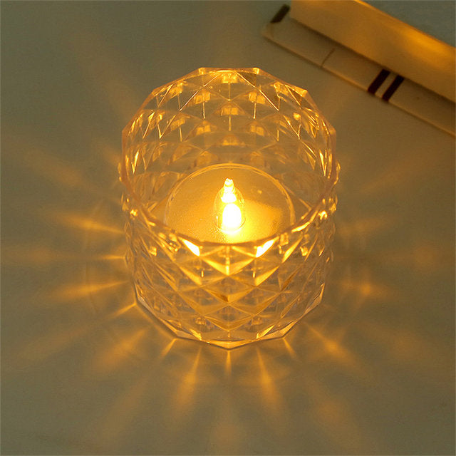 Velas LED con Candelabro