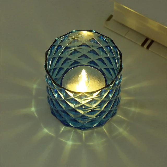 Velas LED con Candelabro