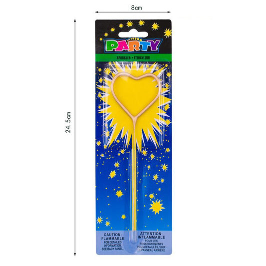 Velas Chispas Corazón