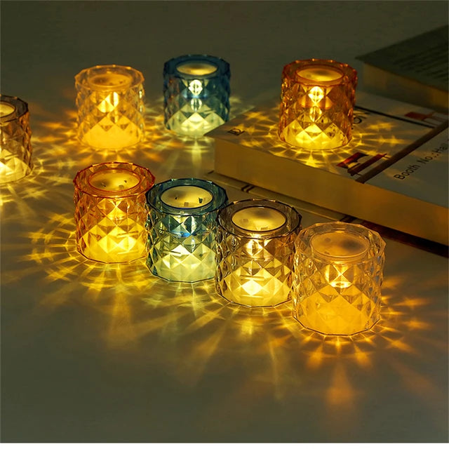 Velas LED con Candelabro