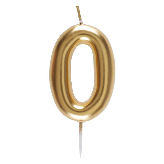 Vela Metalizada Dorada 0