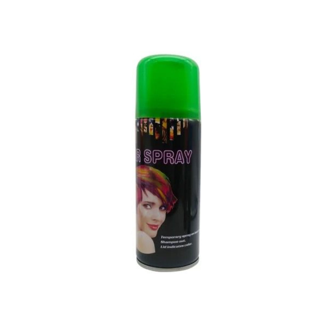 Pintura Verde En Aerosol  Para El Pelo