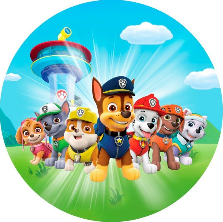 Lamina para Torta Paw Patrol