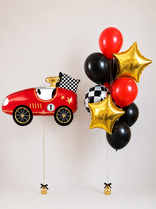 Globos Carrera de Autos