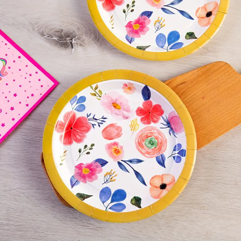 Platos Flores