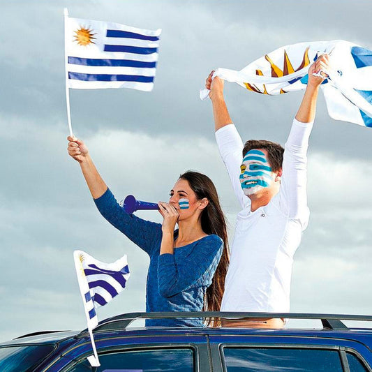 Banderín Uruguay Auto