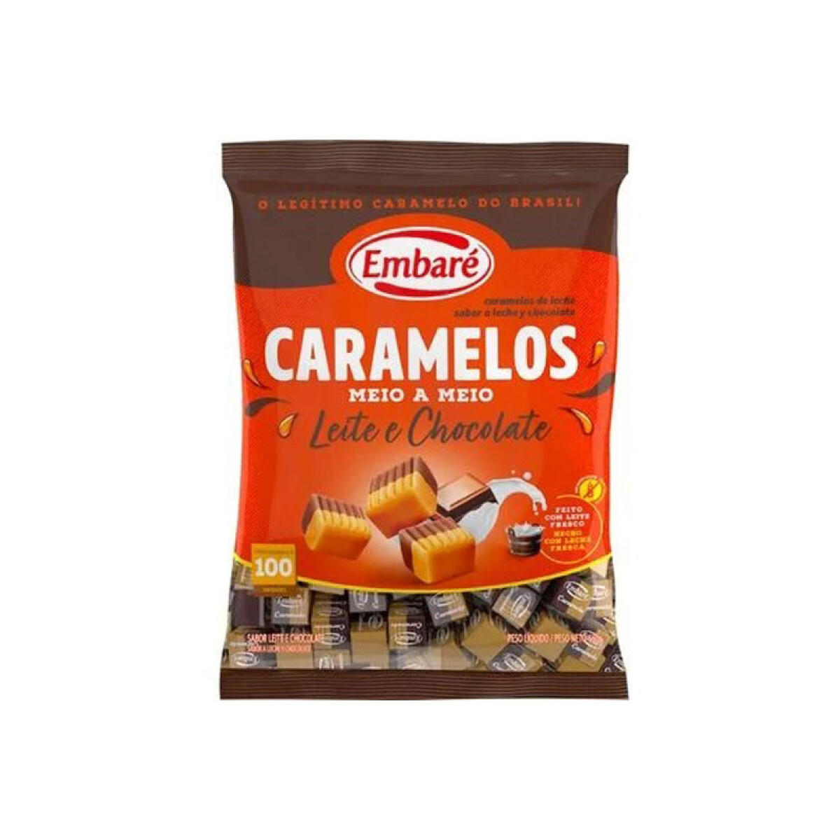Caramelos de Leche y Chocolate