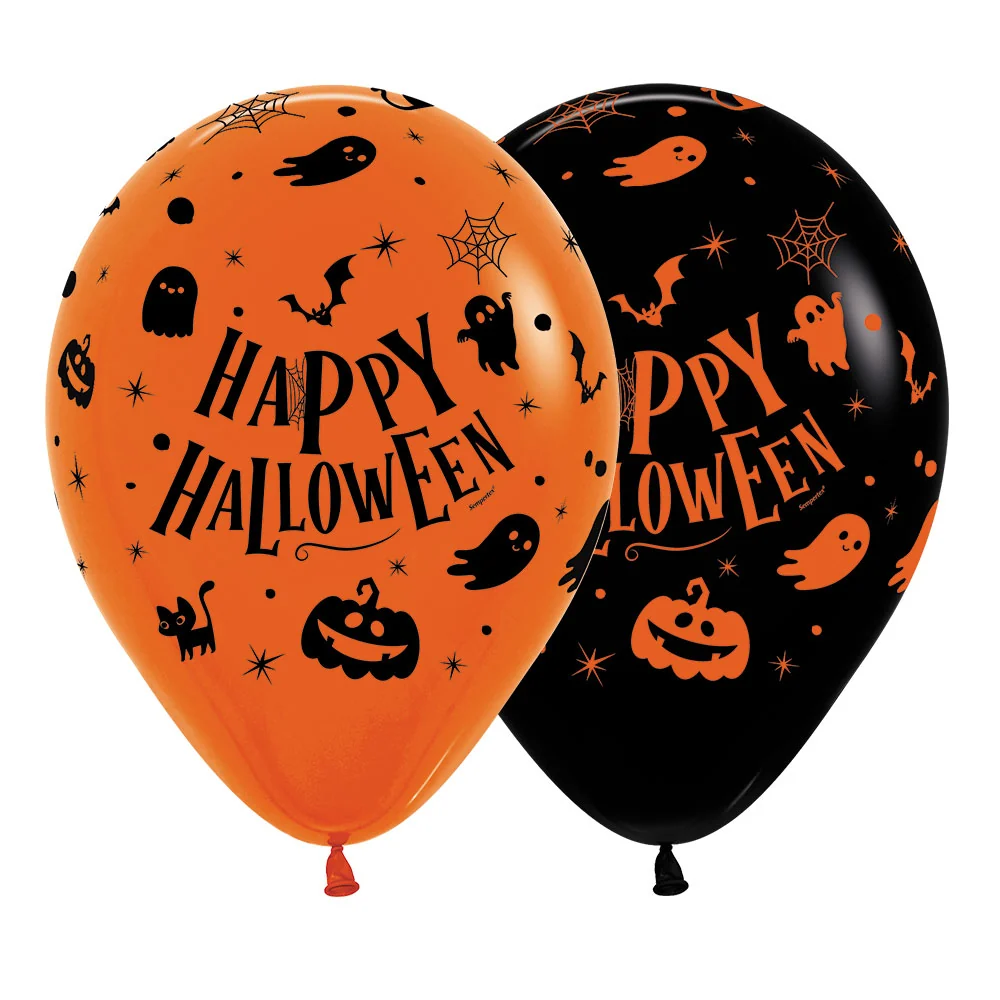 Globos Halloween Fantasmitas R-12 x12