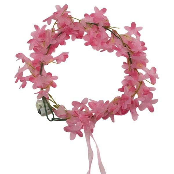 disfraz flores rosa