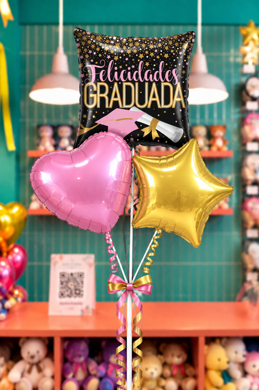 Globo Bouquet Graduación