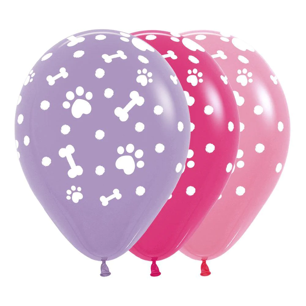 Globo Fashion Huellitas Surtidas R-12 x12