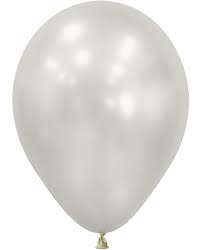 Globo Silk Blanco Nácar R-12 x12