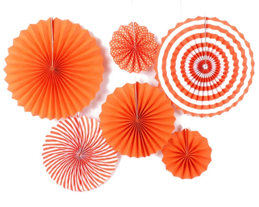 Set Abanico Naranja