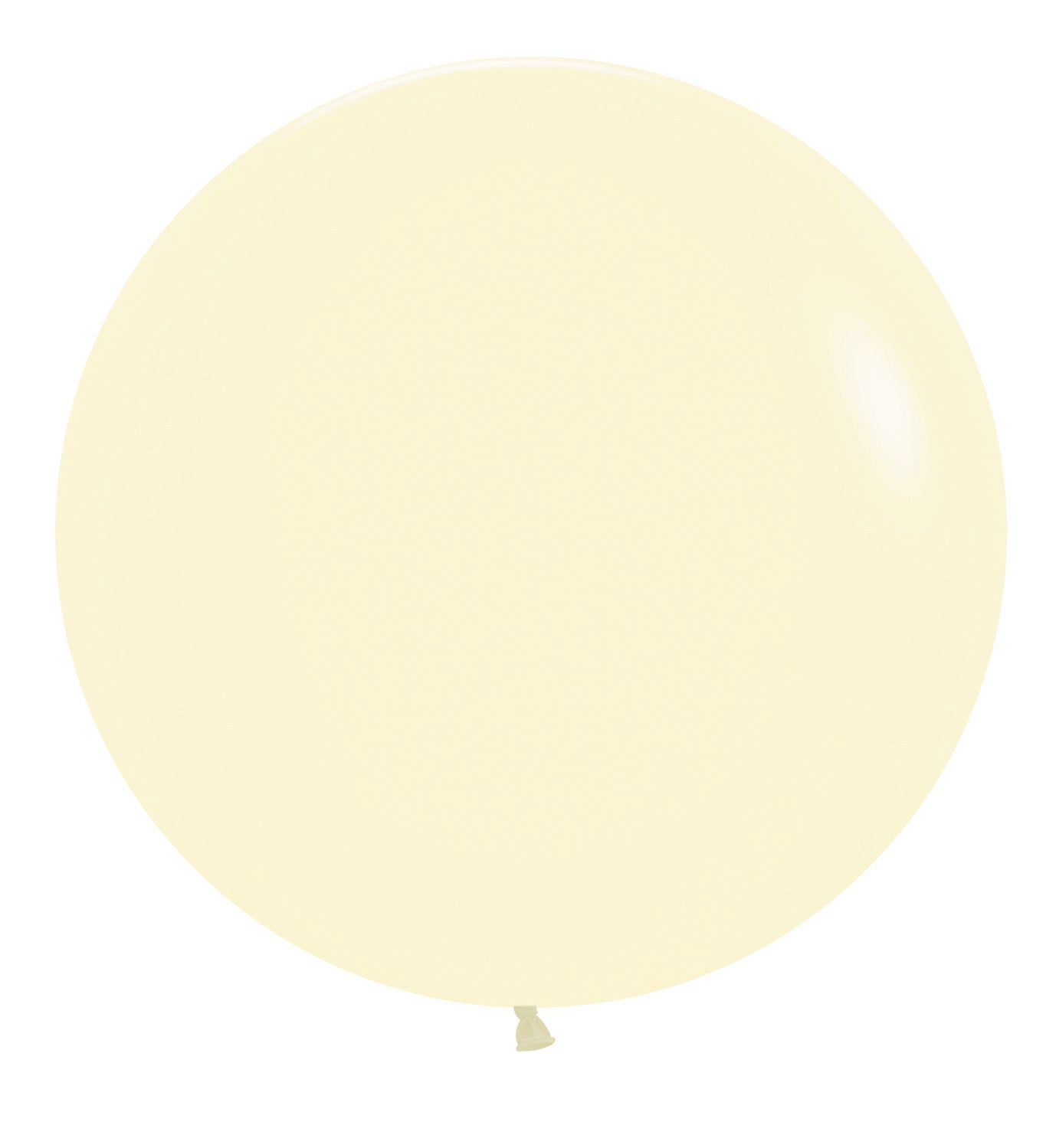 Globo Pastel Mate Amarillo R-24 x3