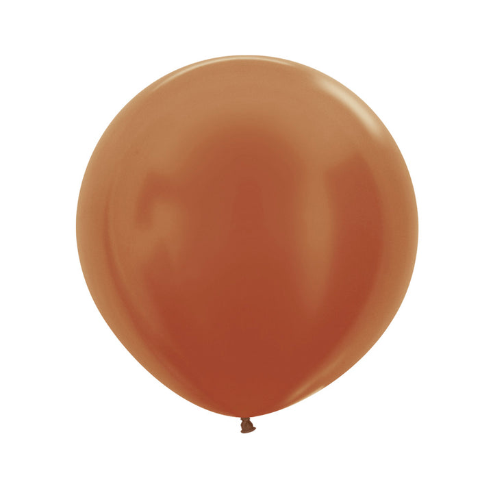 Globo Metal Cobre R-24 x3